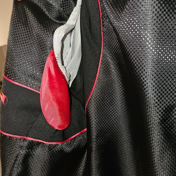 Bocaccio Uomo Black 2 Button Sport Coat Suit Blazer Jacket Mens 42L Paris Luxury - Picture 5 of 7